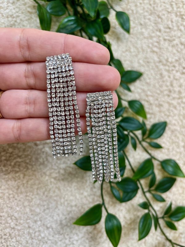 Pendiente Strass Caída
