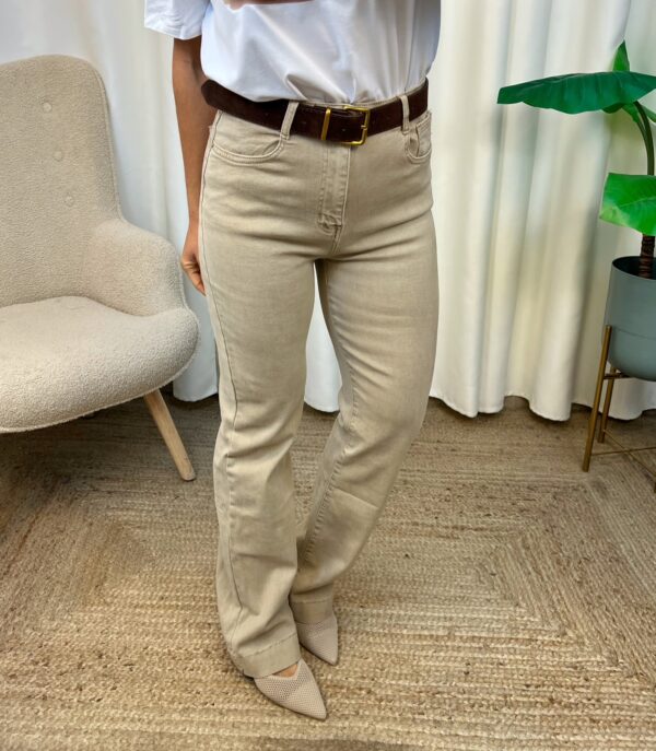 Jeans Wide Leg 78219 Camel