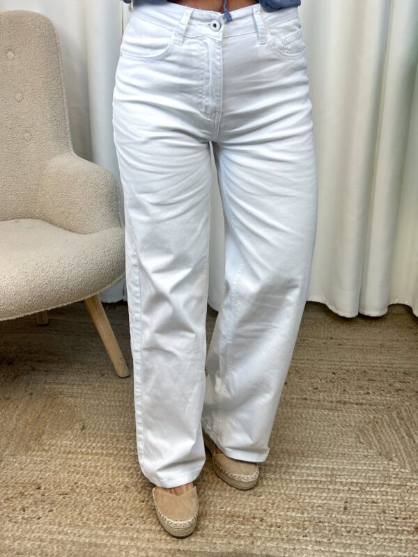 Jeans Wide Leg Blanco 6702