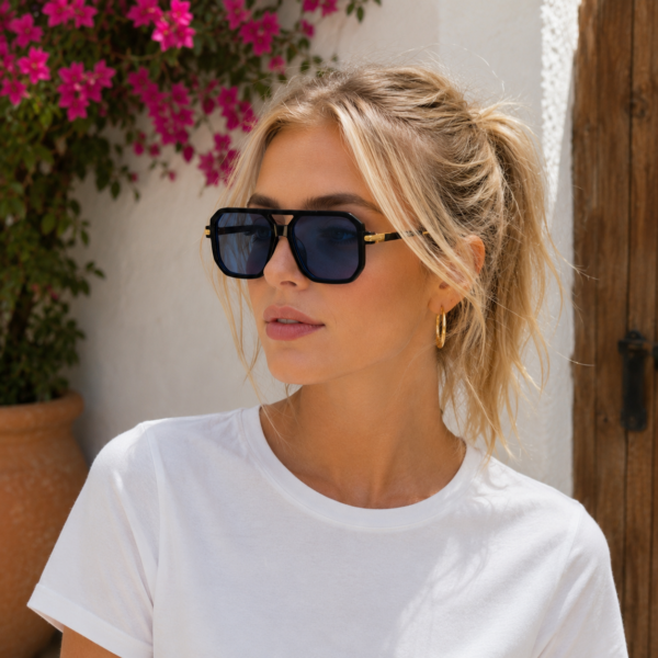 Gafas de Sol Cuadrado Azul
