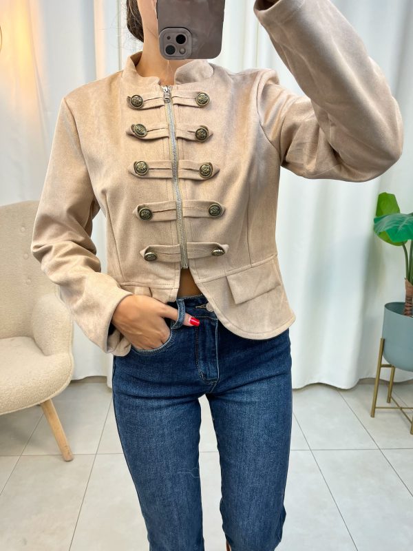 Chaqueta Napoleón Antelina Beige
