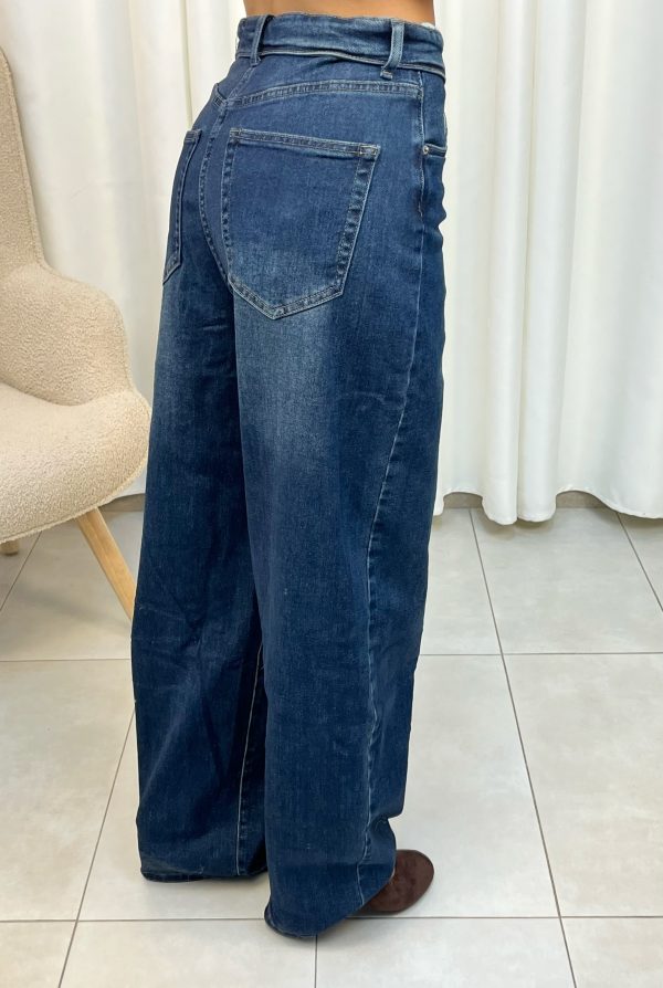 Jeans dobladillo cintura 113 rectos