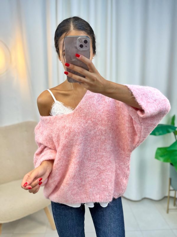 Jersey Esponjoso Rosa Pastel