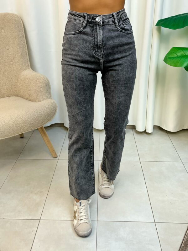 Jeans Flared Gris 6310